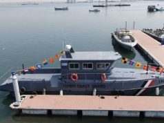 بدعم بريطاني.. خفر السواحل اليمنية تدشن زورق الدوريات والاعتراض “ميون”