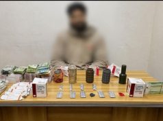 عدن : ضبط متهم بالمخدرات والمتفجرات في خورمكسر