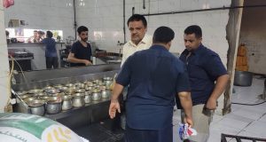 بعد ضبط أغذية مطبوخة مبيتة..* صحة البيئة بالمنصورة يتخذ إجراءات رادعة