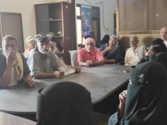 رئيس تنفيذية انتقالي الحوطة يجتمع برؤساء المراكز لتنسيق الحشد لفعالية 4 مايو