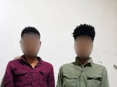 شرطة المهرة تضبط مهاجرين غير شرعيين بحوزتهم حبوب مخدرة
