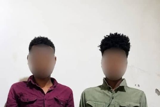 شرطة المهرة تضبط مهاجرين غير شرعيين بحوزتهم حبوب مخدرة