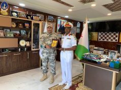 خفر السواحل اليمنية والجيبوتية في لقاء بحث التنسيق الأمني في البحر الأحمر وباب المندب