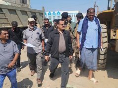 مدير عام المنصورة يدشن مشروع استكمال بناء مكاتب السلطة المحلية بالمديرية