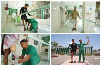مركز الأطراف وإعادة التأهيل بعدن ..يعرض احصائيات جديدة