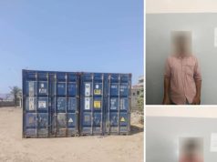 شرطة العريش تلقي القبض على متهمين بسرقة حاويتين