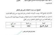 البنك المركزي يقر تعديل سعر المصارفة الى 500 ريالاً للدولار