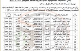 إتحاد كرة القدم الساحل يعلن الخميس ال30مايو انطلاقة تصفيات اندية الدرجة الثالثة 