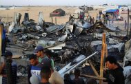 قتلى وجرحى باستهداف الطيران الإسرائيلي خيمة صحفيين وسط غزة