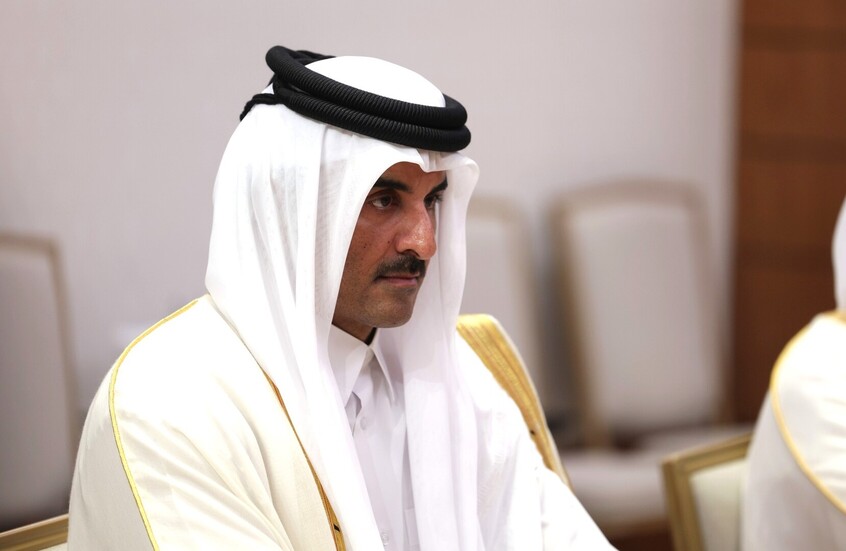 أمير قطر يتحدث عن تنفيذ إسرائيل مخططات